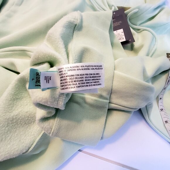 Universal Thread Mint Green Hoodie Sweatshirt Siz L Drawstring Hood Comfortable - Picture 9 of 9